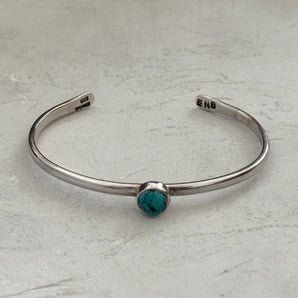 シルバーバングル / ターコイズ