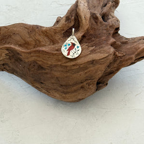 Sammy＆Esther Guardianズニ族インレイペンダントトップ/シルバー