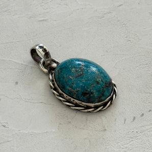 ペンダントトップ/ターコイズ （Morenci）